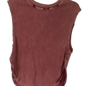 BDG URBAN OUTFITTERS Pink /Mauve Sleeveless Open Sides T-Shirt Top Size M
